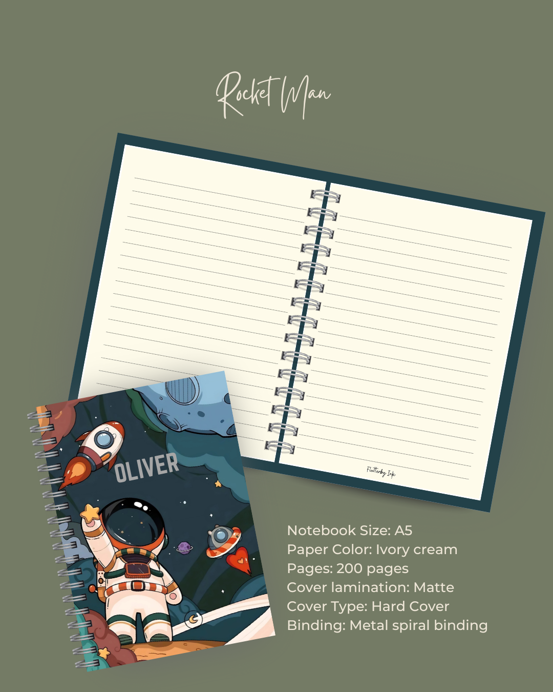 Rocket Man Notebook