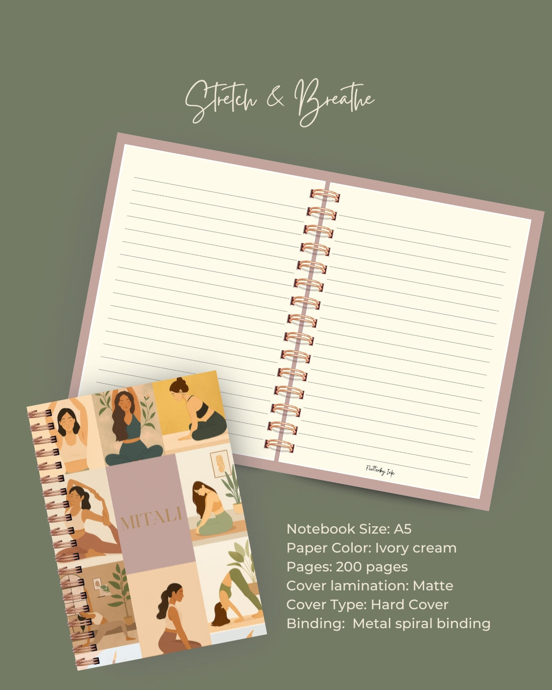 Stretch & Breathe Notebook
