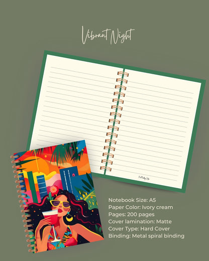 Vibrant Night Notebook