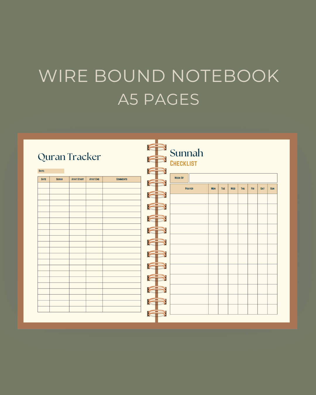 Dessert Journey Ramadan Planner