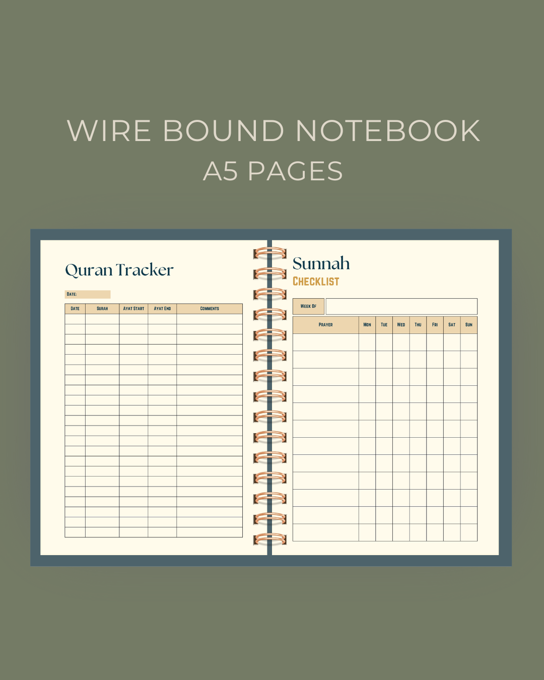 Spiritual Serenity Ramadan Planner