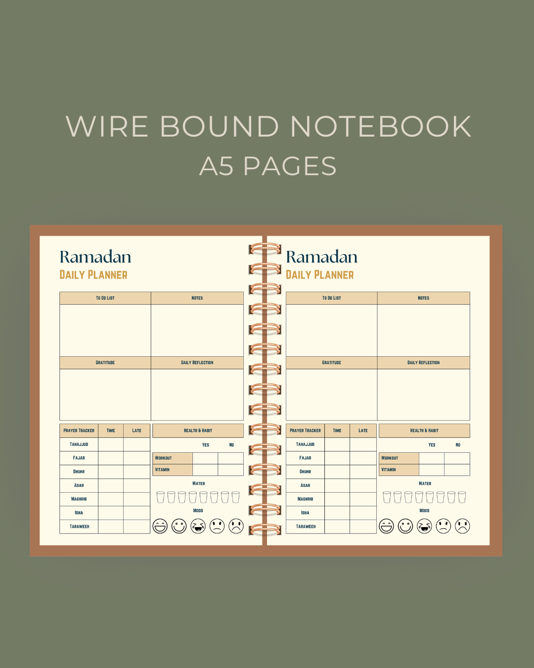 Dessert Journey Ramadan Planner