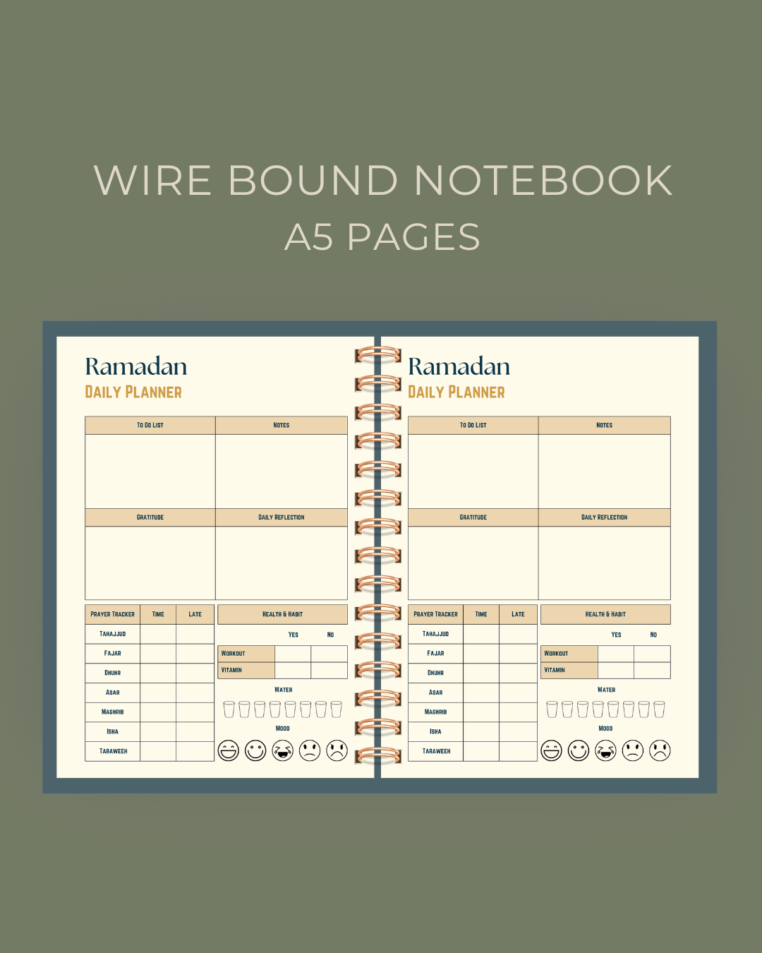 Spiritual Serenity Ramadan Planner