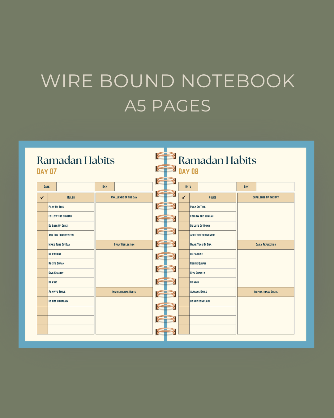 Abu Dhabi Ramadan Planner