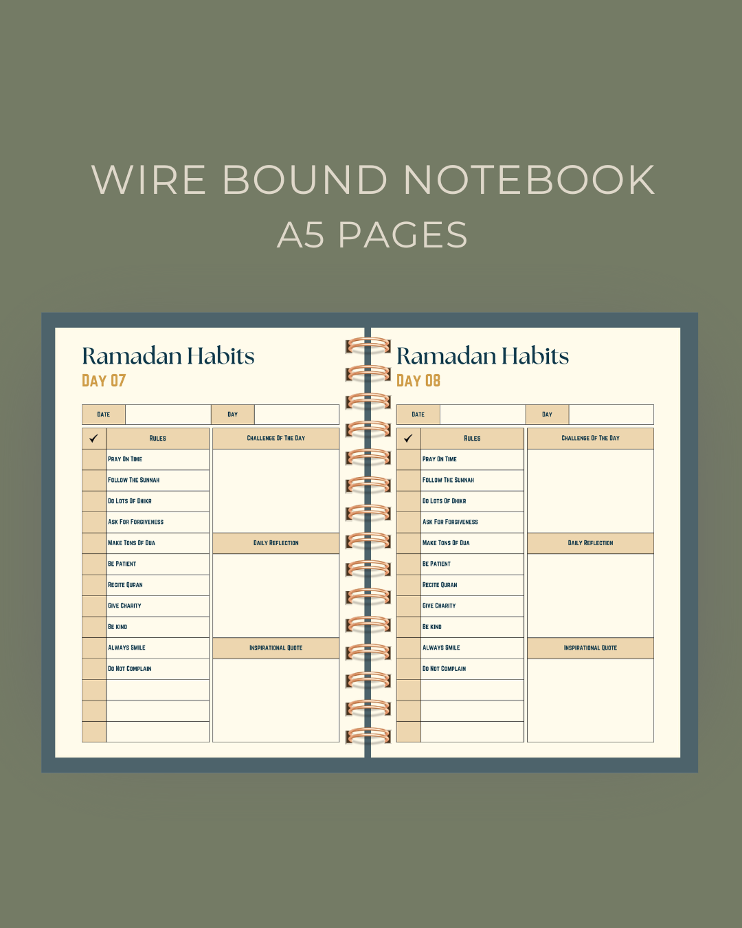 Moonlit Mosque Ramadan Planner