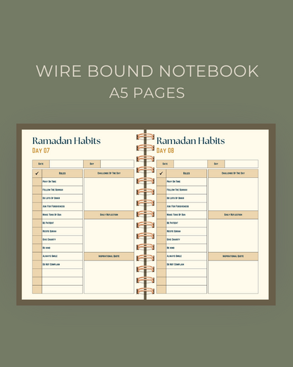 Peaceful Reflection Ramadan Planner