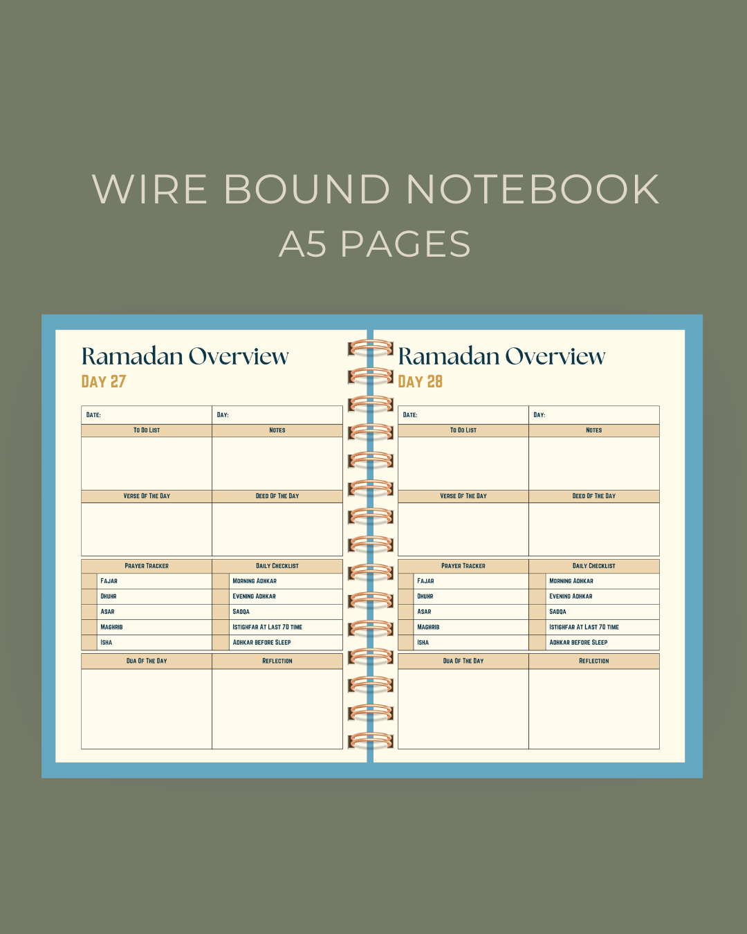 Abu Dhabi Ramadan Planner