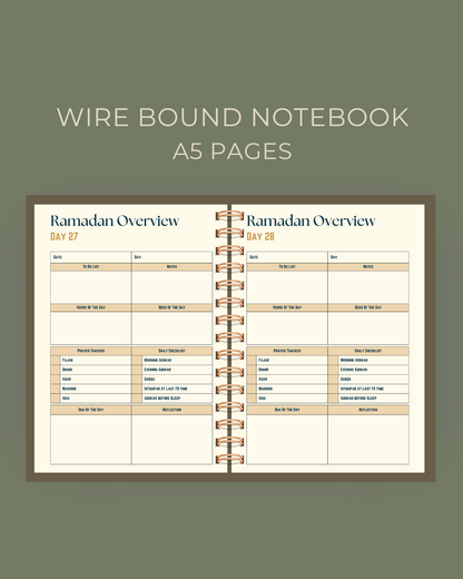 Peaceful Reflection Ramadan Planner