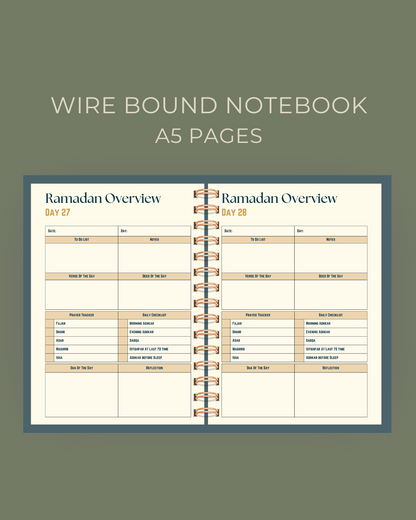 Golden Moon Ramadan Planner