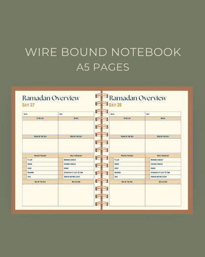 Dessert Journey Ramadan Planner