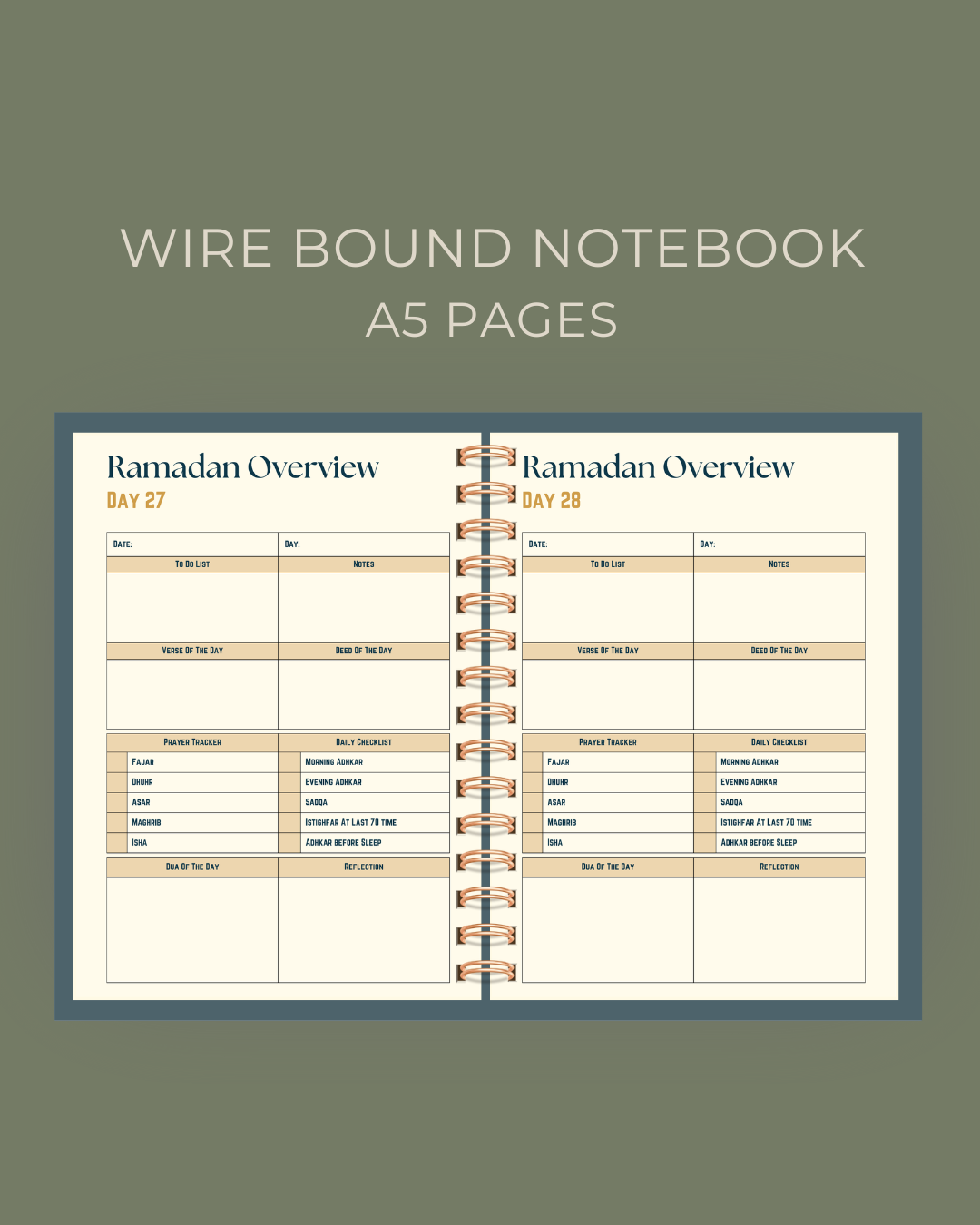 Moonlit Mosque Ramadan Planner